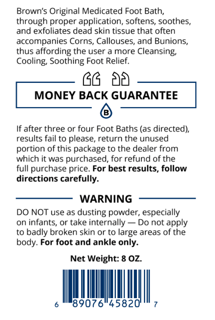 Brown's Original Medicated Foot Bath